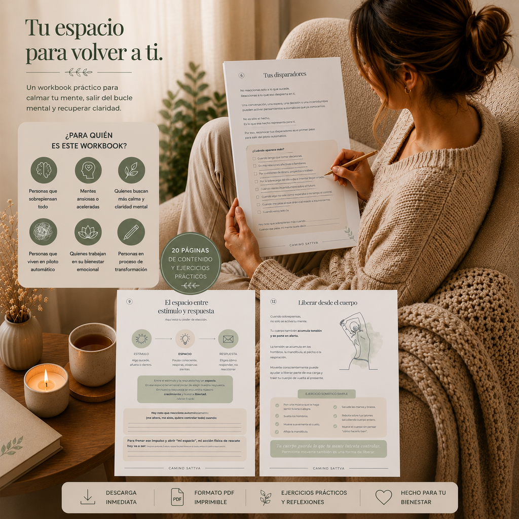 Kit digital para dejar de Sobrepensar y Recuperar la Calma Mental.